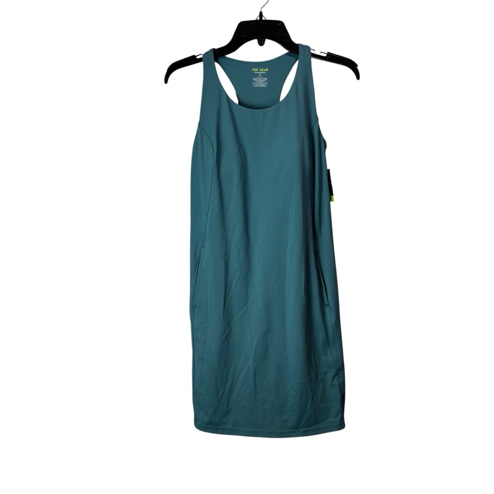 Tech Gear Ultrastretch racerback athletic dress sea whirl teal size small NEW
